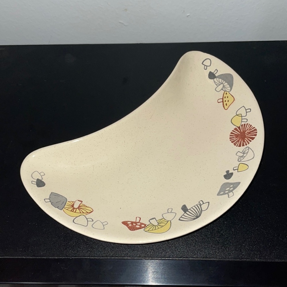 MCM Franciscan Woodlore Gladding Mcbean Salad Crescent Salad Plate